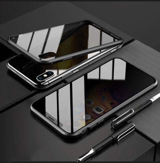 Phone Case Anti-Peep Magnetic Protective Shell Magnetic Privacy Glass Case For Phone - Gadget Aliens 