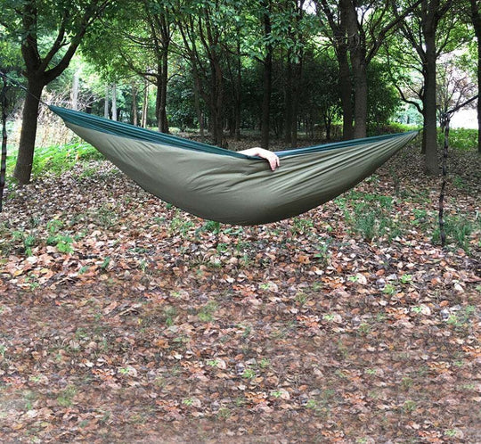 Outdoor camping warm cover cotton hammock - Gadget Aliens 