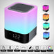 Bluetooth Speaker with Multi-coloured LED Nightlight and Alarm Clock - Gadget Aliens 