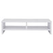 Computer Laptop Monitor Riser Stand Desktop Wooden Storage Organizer 3 Layer Shelf (White) - Gadget Aliens 