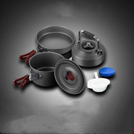 Picnic cookware set camping pot set camping pot - Gadget Aliens