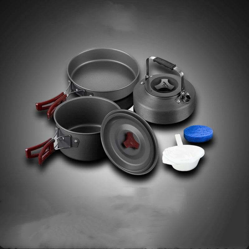 Picnic cookware set camping pot set camping pot - Gadget Aliens 
