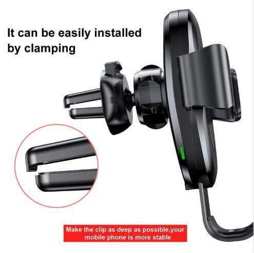 Gravity Bracket Wireless Charging Car Two-in-one Wireless Charging Cell Phone Holder - Gadget Aliens 
