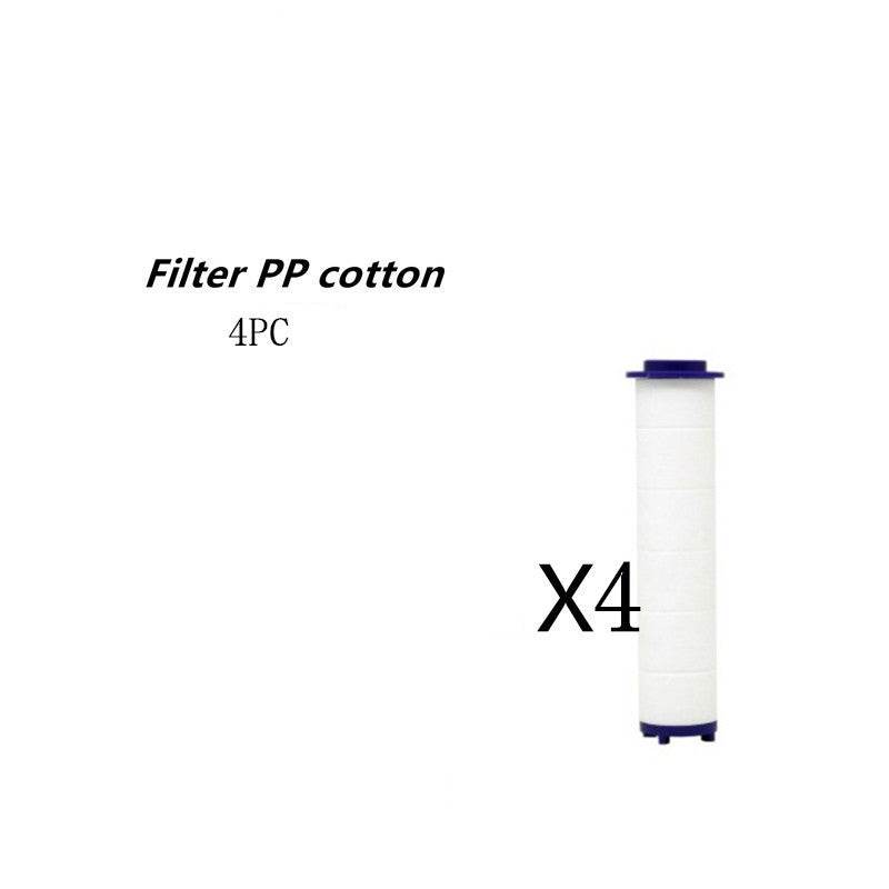 Propeller Driven Shower Head With Stop Button And Cotton Filter Turbocharged High Pressure Handheld Shower Nozzle - Gadget Aliens 