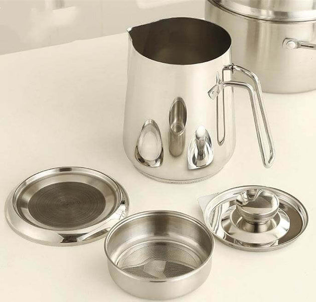 Stainless steel kitchen oil filter - Gadget Aliens 