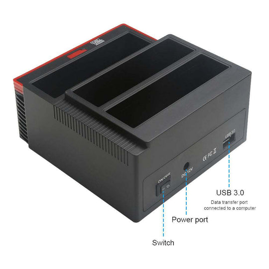 Hard Disk Box Clone Copy Backup Device - Gadget Aliens 