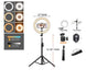 Ring Mobile Phone Holder Bracket Tripod Round Fill Light 3 Colors - Gadget Aliens 
