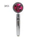 Propeller Driven Shower Head With Stop Button And Cotton Filter Turbocharged High Pressure Handheld Shower Nozzle - Gadget Aliens 
