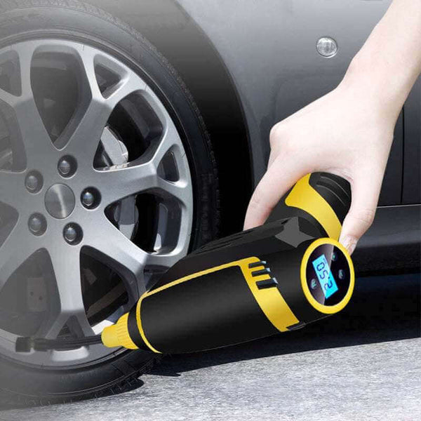 Automatic Portable Handheld Digital LED Smart Car Air Compressor - Gadget Aliens