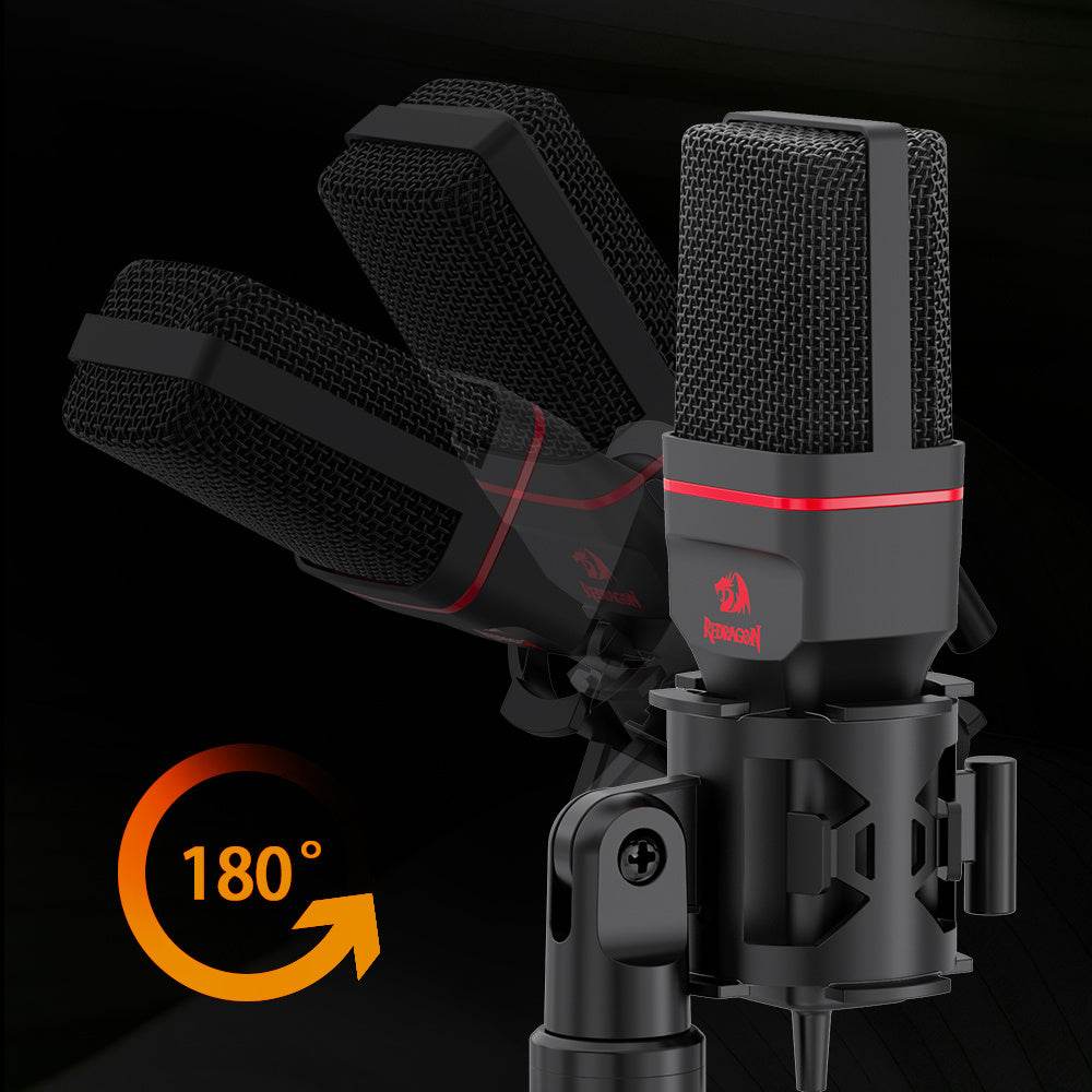 Compatible with Apple, Condenser Microphone With Tripod 3.5 Mm Audio Computer Studio - Gadget Aliens
