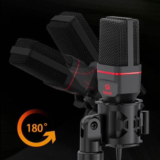 Compatible with Apple, Condenser Microphone With Tripod 3.5 Mm Audio Computer Studio - Gadget Aliens