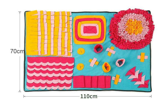 Sniffing Pad Bite Resistant Puzzle Pet Toy Dog Smell - Gadget Aliens 