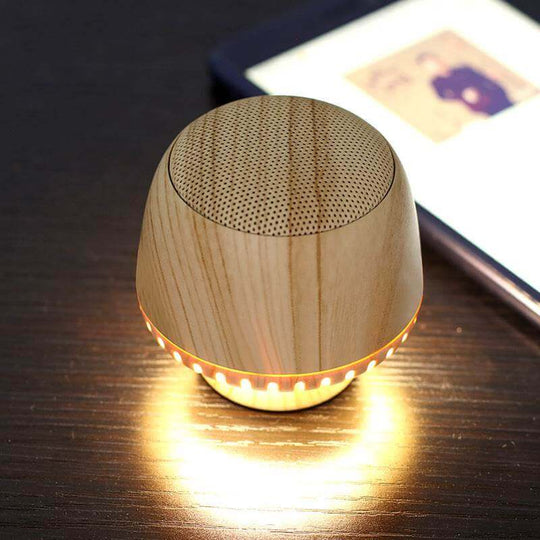 Portable Mushroom Small Audio TWS Pair Box LED With Night Light - Gadget Aliens 