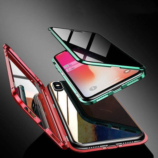Phone Case Anti-Peep Magnetic Protective Shell Magnetic Privacy Glass Case For Phone - Gadget Aliens 