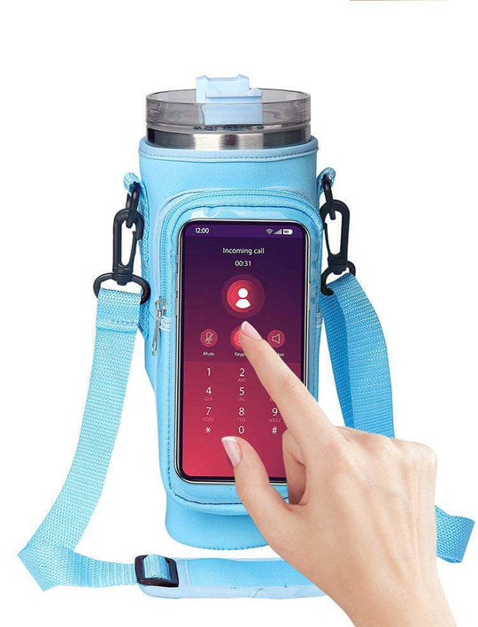 40oz Cup Cover Transparent Touch Screen Neoprene kitchen gadgets - Gadget Aliens 