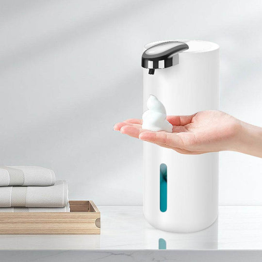 380ml Electric Sanitizer Dispenser Touchless Infrared Sensor Foam Soap Dispenser Wall Mounted Automatic Liquid Soap Dispensers - Gadget Aliens 