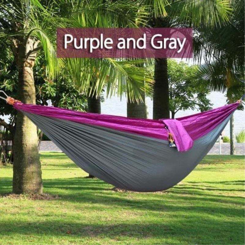 Backpacking Hammock - Portable Nylon Parachute Outdoor Double Hammock - Gadget Aliens 