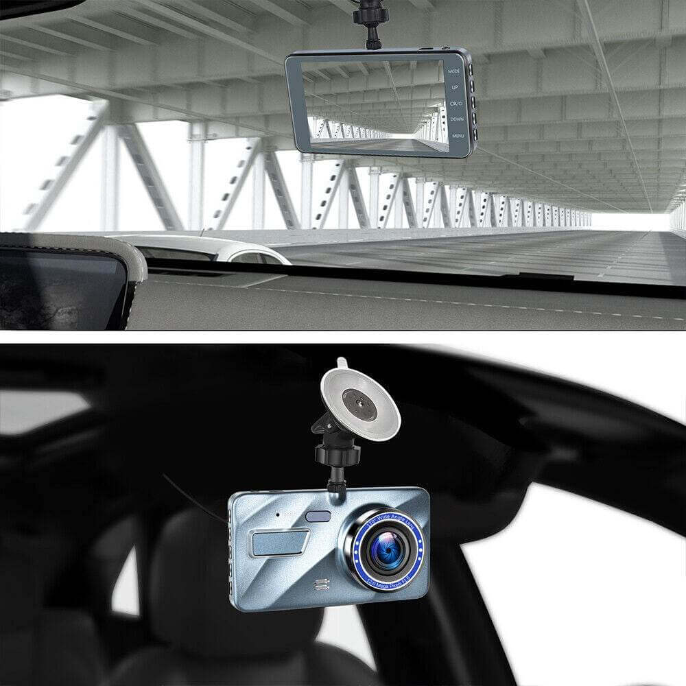 Car Camera Recorder Dual Front And Rear HD 1080P Dash Cam Night Vision - Gadget Aliens