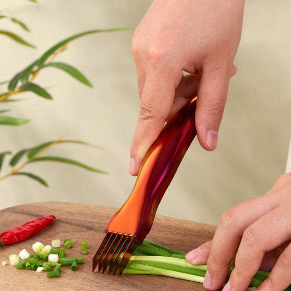 Creative Shredding Gadgets Green Onion Kitchen Chopper - Gadget Aliens 