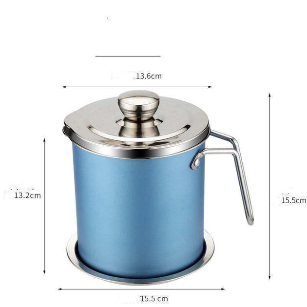 Stainless steel kitchen oil filter - Gadget Aliens 