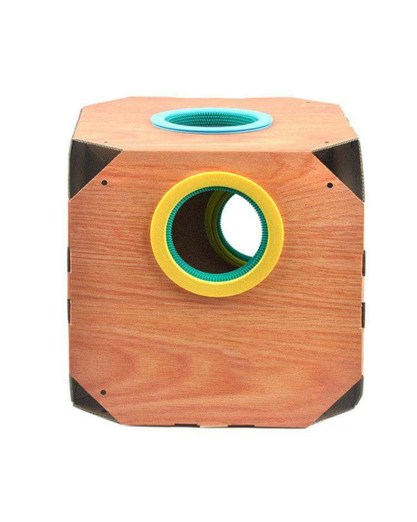 DIY Multipurpose Cat Hiding Box Toys with Cardboard Hair Removal - Gadget Aliens