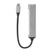 USB C Hub 5 in 1 Plug and Play Type C Hub Metal Electronics Type C Docking Station USB C Adapter for Windows for Linux Black - Gadget Aliens 