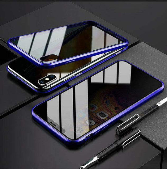 Phone Case Anti-Peep Magnetic Protective Shell Magnetic Privacy Glass Case For Phone - Gadget Aliens 