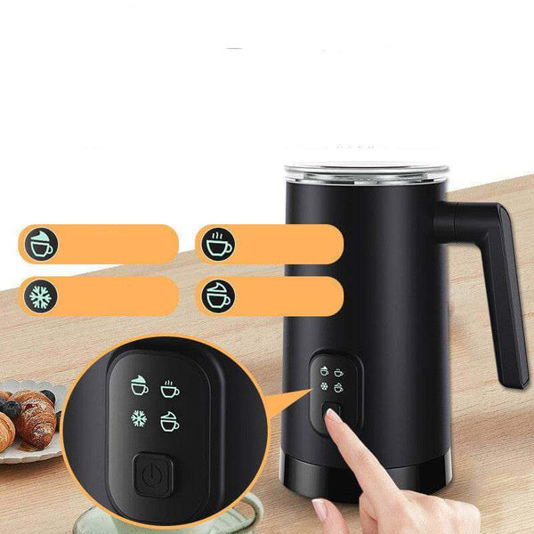Home Automatic Stainless Steel Electric Hot And Cold Milk Whipping Machine Kitchen Gadgets - Gadget Aliens 