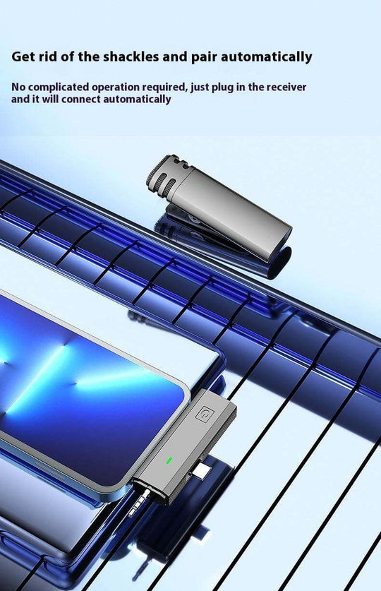 S17 Wireless Three-in-one Neckline Clip Microphone Receiver - Gadget Aliens