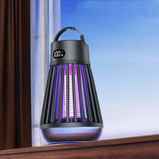 Digital Display Mosquito Killer Lamp Electric Shock Mosquito Trap Light Radiationless Insect Repellent Trap For Bedroom Outdoor Summer Gadgets - Gadget Aliens 