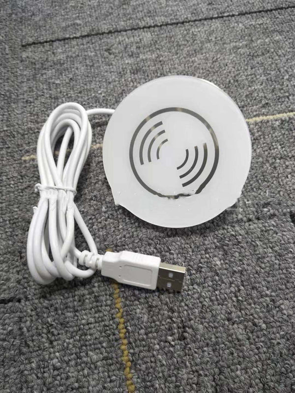 Independent Wireless Desktop Round Mobile Phone Charger Furniture Accessories Plastic Accessories - Gadget Aliens
