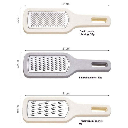 3 In 1 Cheese Grater Portable Handheld Stainless Steel Vegetable Grater Kitchen Tools Efficient Food Graters Home Kitchen Gadgets - Gadget Aliens 
