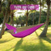 Backpacking Hammock - Portable Nylon Parachute Outdoor Double Hammock - Gadget Aliens 