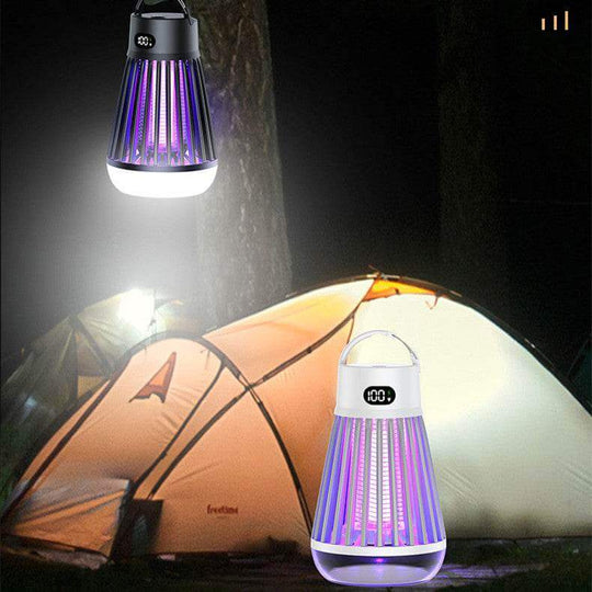 Digital Display Mosquito Killer Lamp Electric Shock Mosquito Trap Light Radiationless Insect Repellent Trap For Bedroom Outdoor Summer Gadgets - Gadget Aliens 