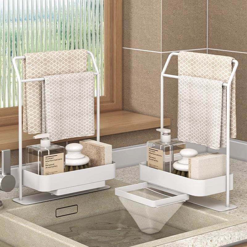Rag Draining Kitchen Storage Rack Kitchen Gadgets - Gadget Aliens 