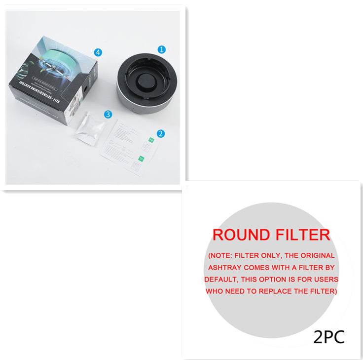 Smoke Removal Air Purification Ashtray Anion Purification Practical Automatic Purifier Ashtray Portable Gadgets For Car Ashtray - Gadget Aliens