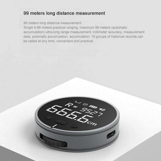 Distance Measuring Instrument Electronic Measuring Ruler Tape Measure High Definition Digital LCD High Precision Electronic Measuring Ruler Tool - Gadget Aliens
