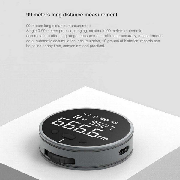 Distance Measuring Instrument Electronic Measuring Ruler Tape Measure High Definition Digital LCD High Precision Electronic Measuring Ruler Tool - Gadget Aliens