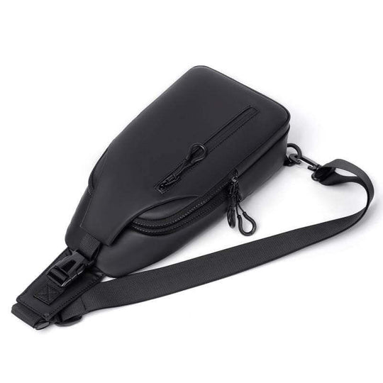 Black Sling Crossbody Backpack Shoulder Bag For Men Chest Bag - Gadget Aliens 