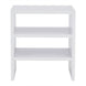 Computer Laptop Monitor Riser Stand Desktop Wooden Storage Organizer 3 Layer Shelf (White) - Gadget Aliens 