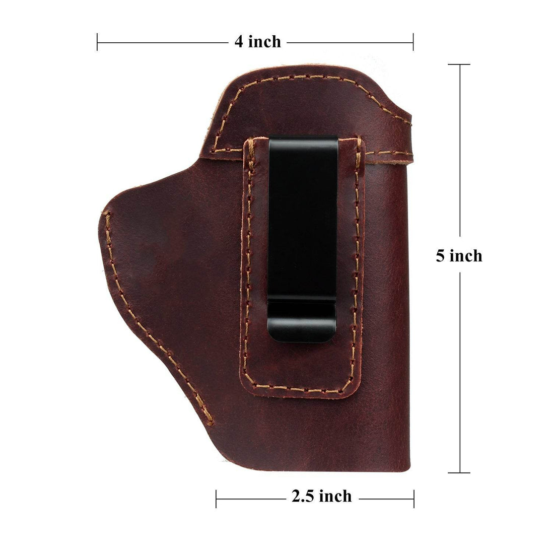 Hidden leather small holster - Gadget Aliens 
