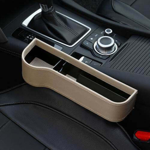 PU Car Organizer Seat Gap Storage Box Car Seat Side Slit for Wallet Phone Coins Cigarette Keys Cards Car Accessories - Gadget Aliens