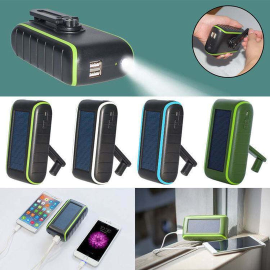 Mouth Hand Crank Charger Generator Backup Solar - Gadget Aliens 
