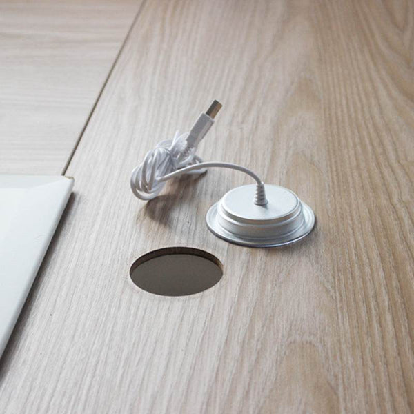 Independent Wireless Desktop Round Mobile Phone Charger Furniture Accessories Plastic Accessories - Gadget Aliens 