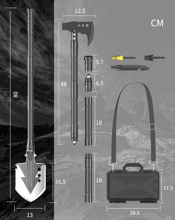 Outdoor Camping Equipment Multi-function Shovel - Gadget Aliens 