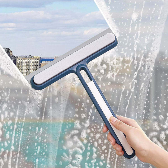 4 In 1 Glass Cleaning Windshield Easy Clean Car Wiper Cleaner Dust Removal Glass Window Cleaning Tool Brush Convenience To Use Gadgets - Gadget Aliens