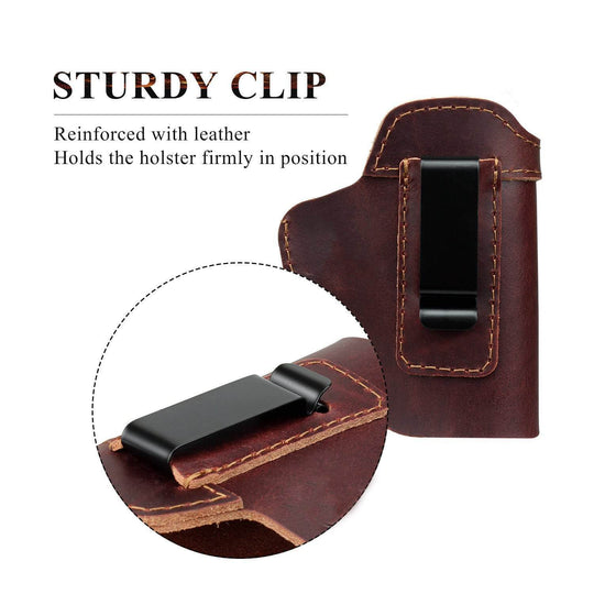 Hidden leather small holster - Gadget Aliens 