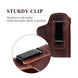 Hidden leather small holster - Gadget Aliens 