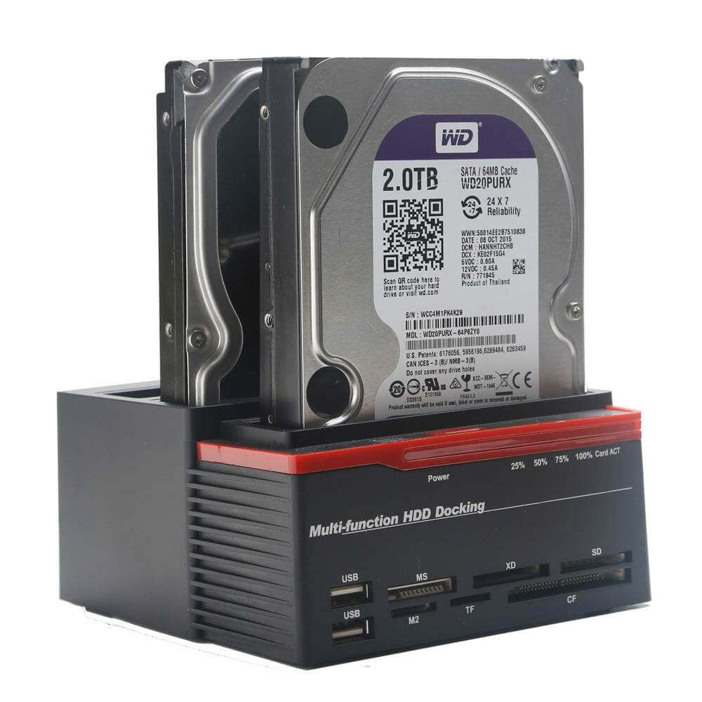Hard Disk Box Clone Copy Backup Device - Gadget Aliens 