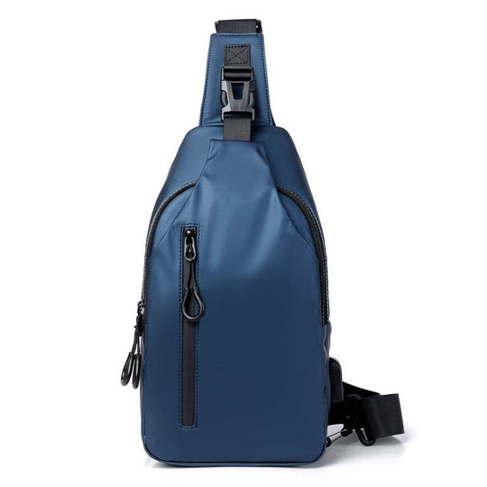 Black Sling Crossbody Backpack Shoulder Bag For Men Chest Bag - Gadget Aliens 